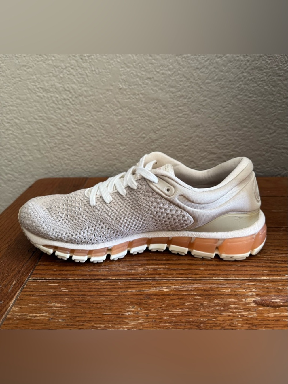 ASICS Gel-Quantum 360 Knit 2 W Birch/Grey Sz.9 Running Training Workout Shoe - Picture 7 of 12
